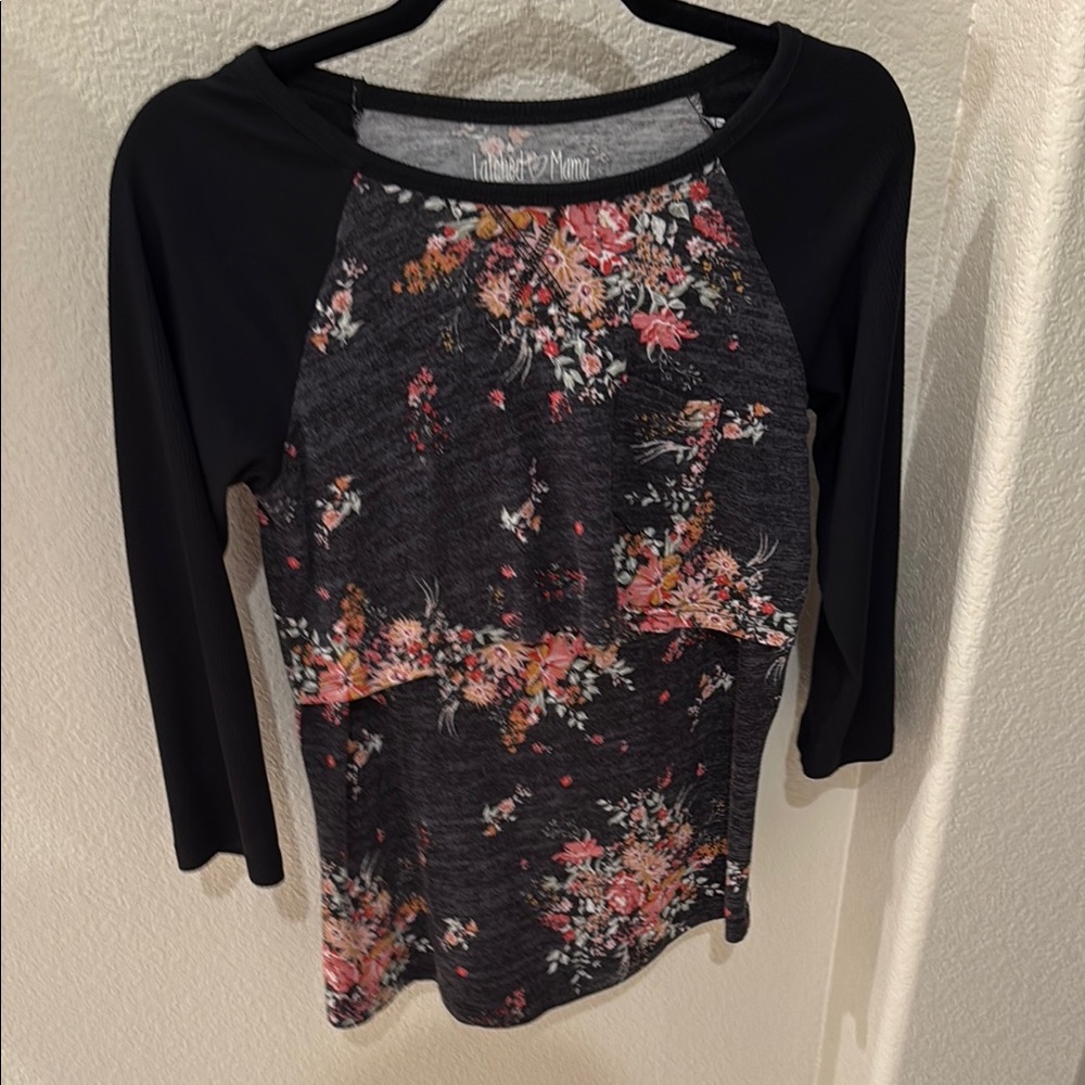 Latched Mama Raglan Nursing Top